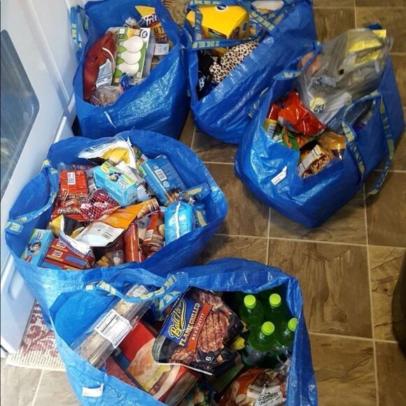 NWT Set of (8) Large IKEA Bags - Picture 3 of 8